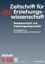 Zeitschrift für Erziehungswissenschaft: Biowissenschaft und Erziehungswissenschaft