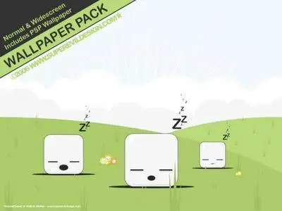 Snooze Cubes WallPaper Pack: With 8 Different Qulaities including WideScreen Support