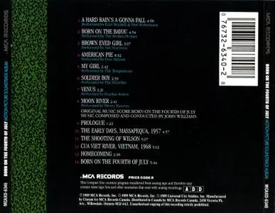 John Williams & VA - Born On The Fourth Of July: Motion Picture Soundtrack Album (1989)
