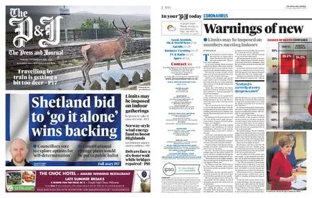 The Press and Journal Highlands and Islands – September 10, 2020