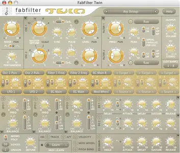 FabFilter Twin VSTi VST3 RTAS Standalone 2.00