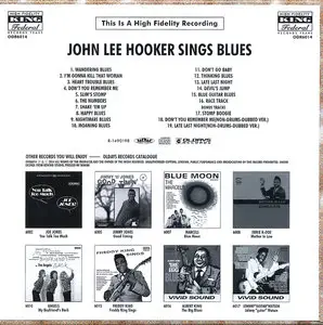 John Lee Hooker - John Lee Hooker Sings Blues (Every One a Pearl) (1960)