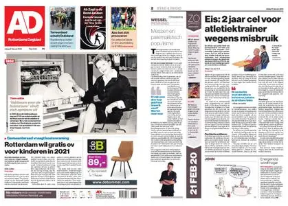 Algemeen Dagblad - Rotterdam Stad – 21 februari 2020