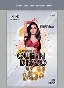 GraphicRiver Queen Disco Clean Party Flyer Templates