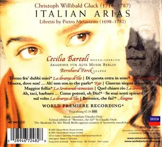 Cecilia Bartoli, Bernhard Forck, Akademie für Alte Musik - Gluck: Italian Arias (2001)