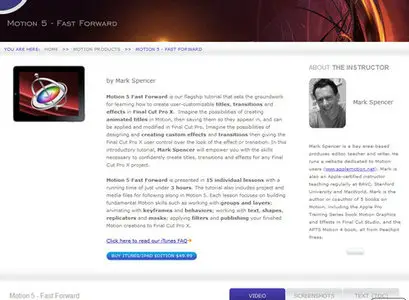 Ripple Training - Motion 5: Fast Forward by Mark Spencer [repost]