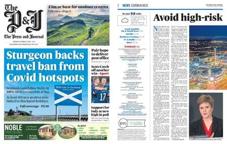 The Press and Journal Inverness – October 15, 2020