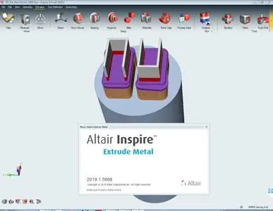 Altair Inspire Extrude Metal/Polymer 2019.1.5668