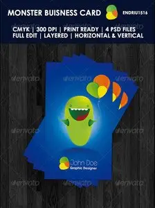 GraphicRiver Monster Buisness Card