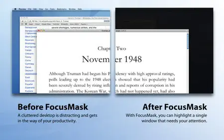 FocusMask v1.1 Mac OS X