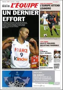 L'EQUIPE du 27 Aout 2009