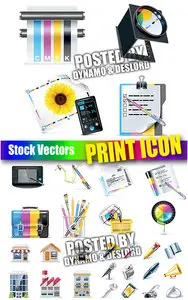 Print icon - Stock Vectors