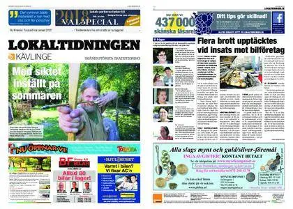 Lokaltidningen Kävlinge – 09 juni 2018