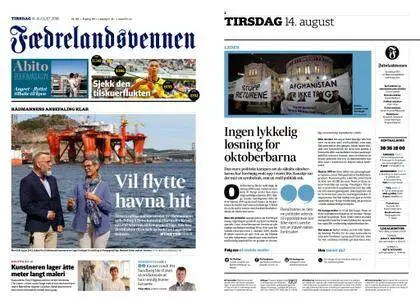 Fædrelandsvennen – 14. august 2018