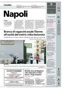 la Repubblica Napoli - 13 Gennaio 2018