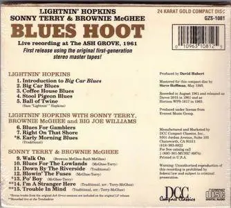 Lightnin' Hopkins, Sonny Terry, Brownie McGhee - Blues Hoot (1961) [ DCC, GZS-1081] Re-up