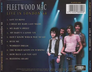 Fleetwood Mac - Live In London '68 (2001)