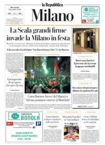 la Repubblica Milano - 7 Dicembre 2022