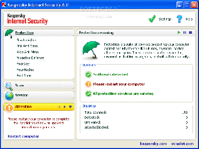 Kaspersky Internet Security ver. 6.0.0.300