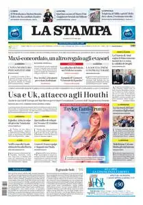 La Stampa Roma - 12 Gennaio 2024