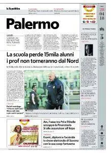 la Repubblica Palermo - 28 Aprile 2018