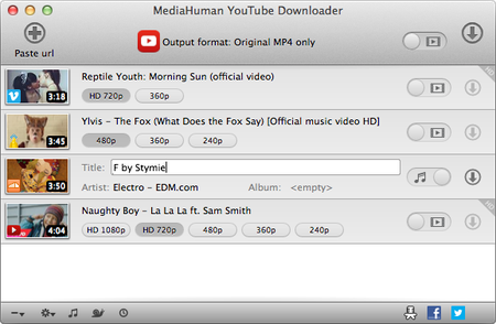 MediaHuman YouTube Downloader 3.9.8.10 Mac OS X