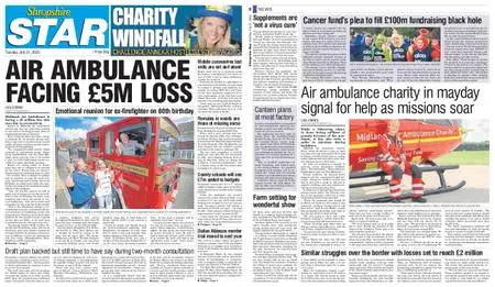 Shropshire Star Shrewsbury Edition – July 21, 2020