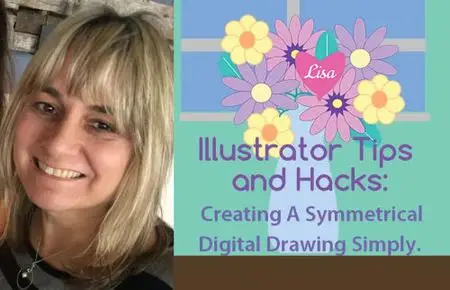 Illustrator Tips and Hacks:  Creating a Symmetrical Digital Drawing Simply