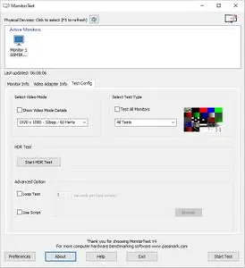 PassMark MonitorTest 4.0 Build 1002 Portable