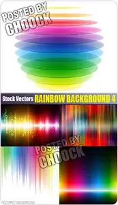 Rainbow background 4 - Stock Vector