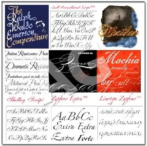 New Wedding Font Collection