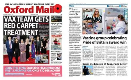 Oxford Mail – November 03, 2021