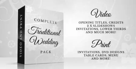 Complete Traditional Wedding Pack - After Effects Project (Videohive)