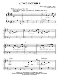 Alone Together (from The Unofficial Bridgerton Musical) – Barlow & Bear (Easy Piano)