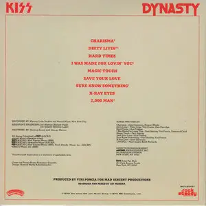 Kiss - Dynasty (1979) [Universal Music UICY-93101, Japan]