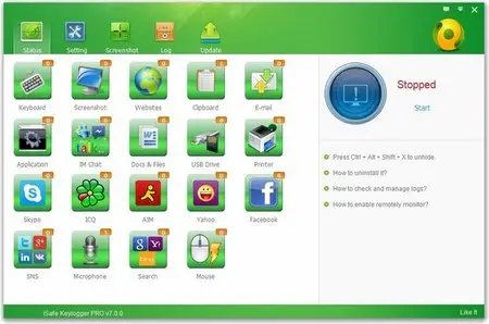 iSafe Keylogger Pro 7.0.0