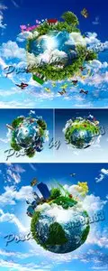 Stock Photo - Earth Miniature 2