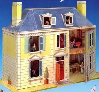 Kids "R" Us Collection - Paper Model Doll House Toy (B1)