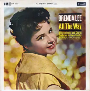 Brenda Lee - All The Way (Brunswick LAT 8383, Mono) (UK 1961, 196_) (Vinyl 24-96 & 16-44.1)