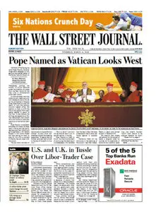 The Wallstreet Journal (Europe) March 14 2013