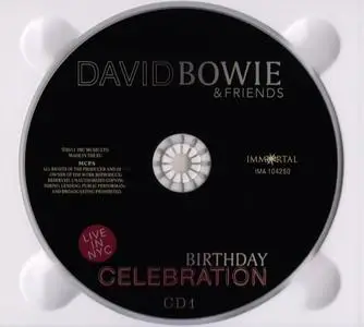 David Bowie & Friends - Birthday Celebration, Live In NYC (2011) {2CD Set, Immortal IMA 104250 rec 1997}