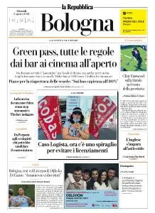la Repubblica Bologna - 5 Agosto 2021