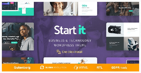 ThemeForest - Start It v1.1.5 - Technology & Startup WP Theme