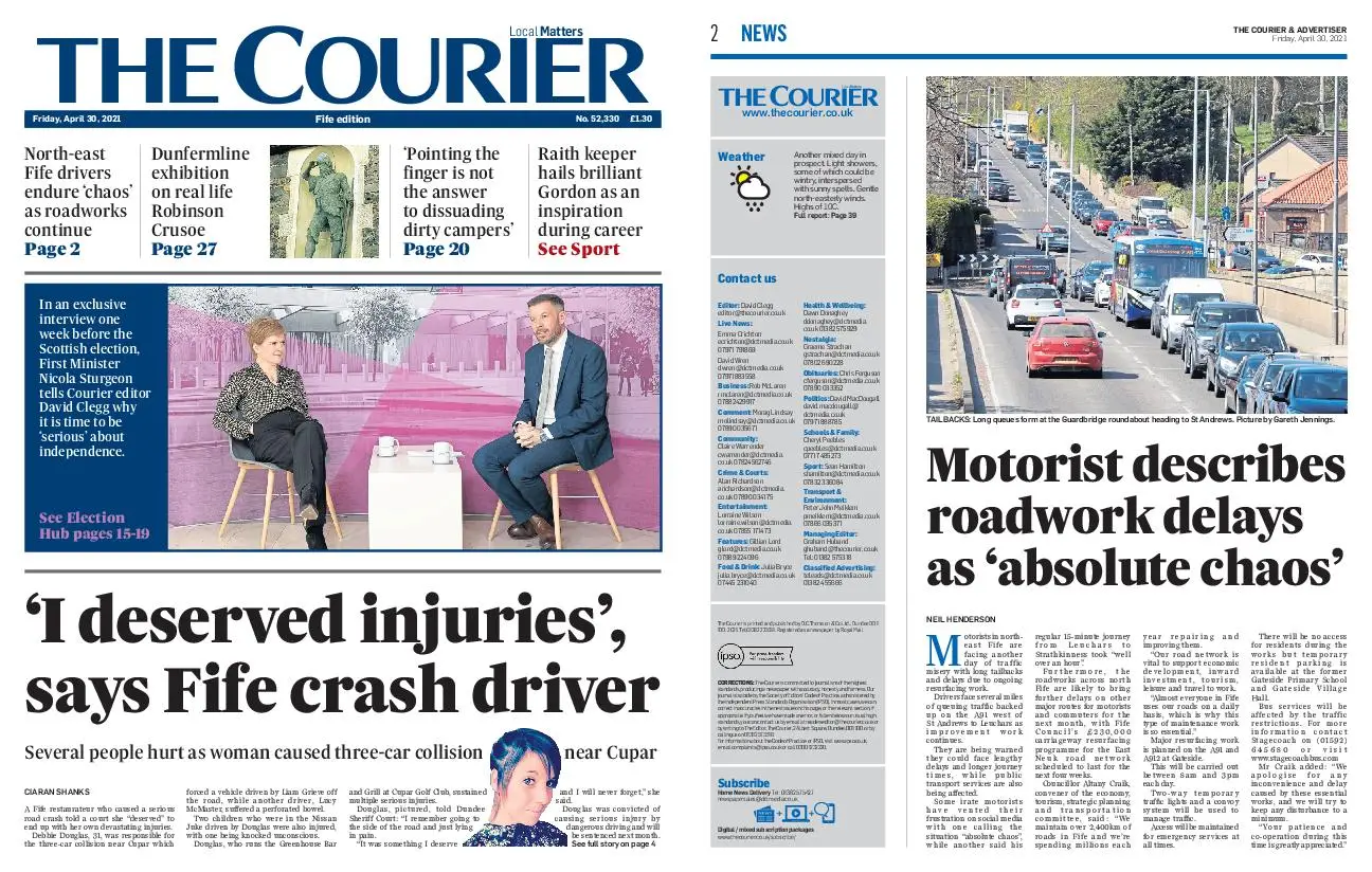 The Courier Fife April 30, 2021 / AvaxHome