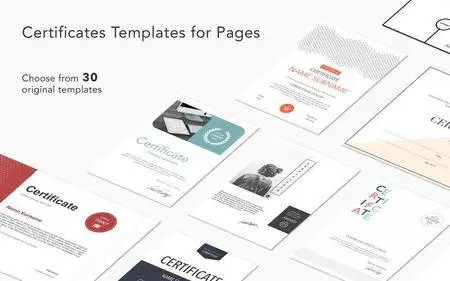 Certificates Templates for Pages 1.2