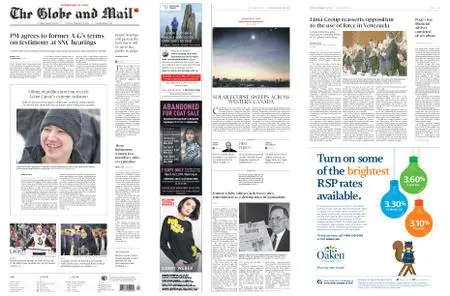 The Globe and Mail – February 26, 2019