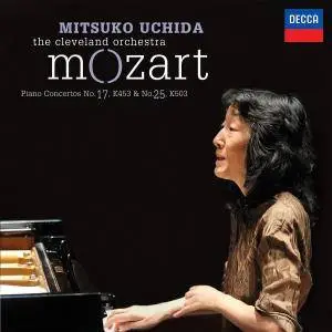 Mitsuko Uchida & Cleveland Orchestra - Mozart: Piano Concertos No. 17, K. 453 & No. 25, K. 503 (Live) (2016)