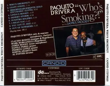 Paquito D'Rivera & James Moody - Who's Smoking?! (1991) {Candid}