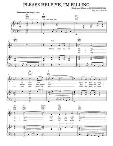 Please Help Me, I'm Falling (In Love With You) - Hank Locklin (Piano-Vocal-Guitar)