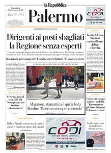 la Repubblica Palermo - 20 Novembre 2022